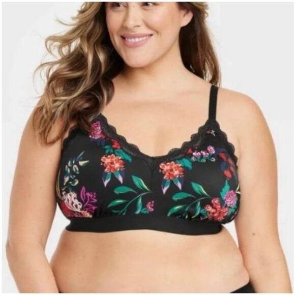 Auden Intimates Sleepwear Auden Satin Bralette Size 4X - Picture 1 of 6